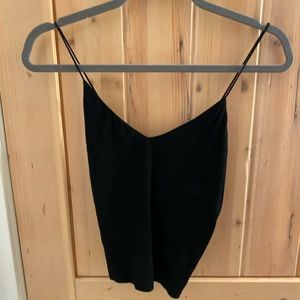 Black crop top